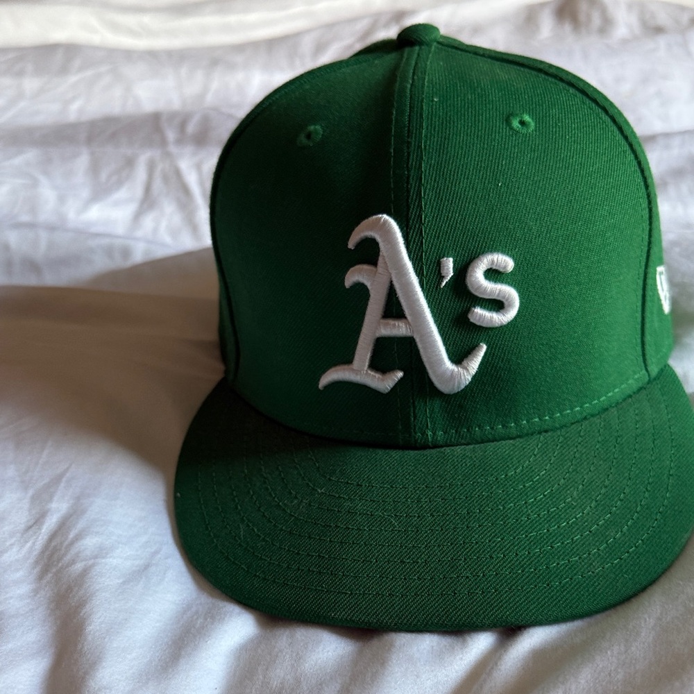 Green A's Baseball Cap